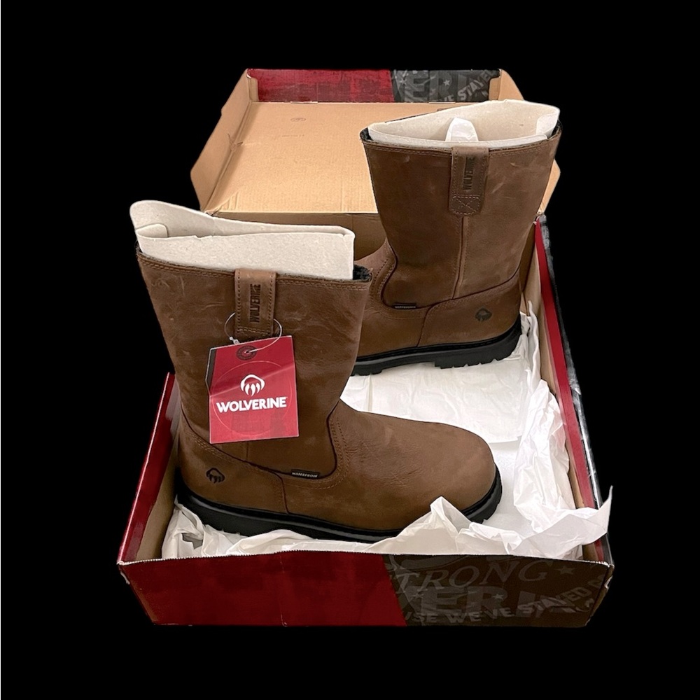 NIBWT - Wolverine Steel Toed Work Boots.